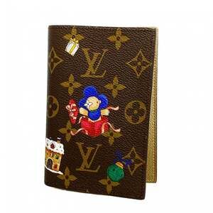 Louis Vuitton Monogram Couverture Passport Case/Business Card Holder M15327 B...